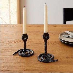 West elm snake candle holder